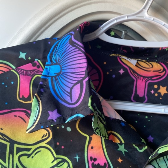 Womens Shirts Oversized Tops Dressy Casual Button Down Long Sleeve Loose Blouse - Picture 8 of 9